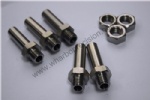 Custom CNC machined steel components